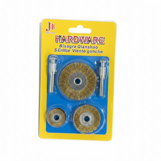 Set Furça Teli Metalike 5 Cope - Hardware JB