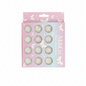 Dekorime Thonjsh Nail Decorations 12 PCS — White Glitter