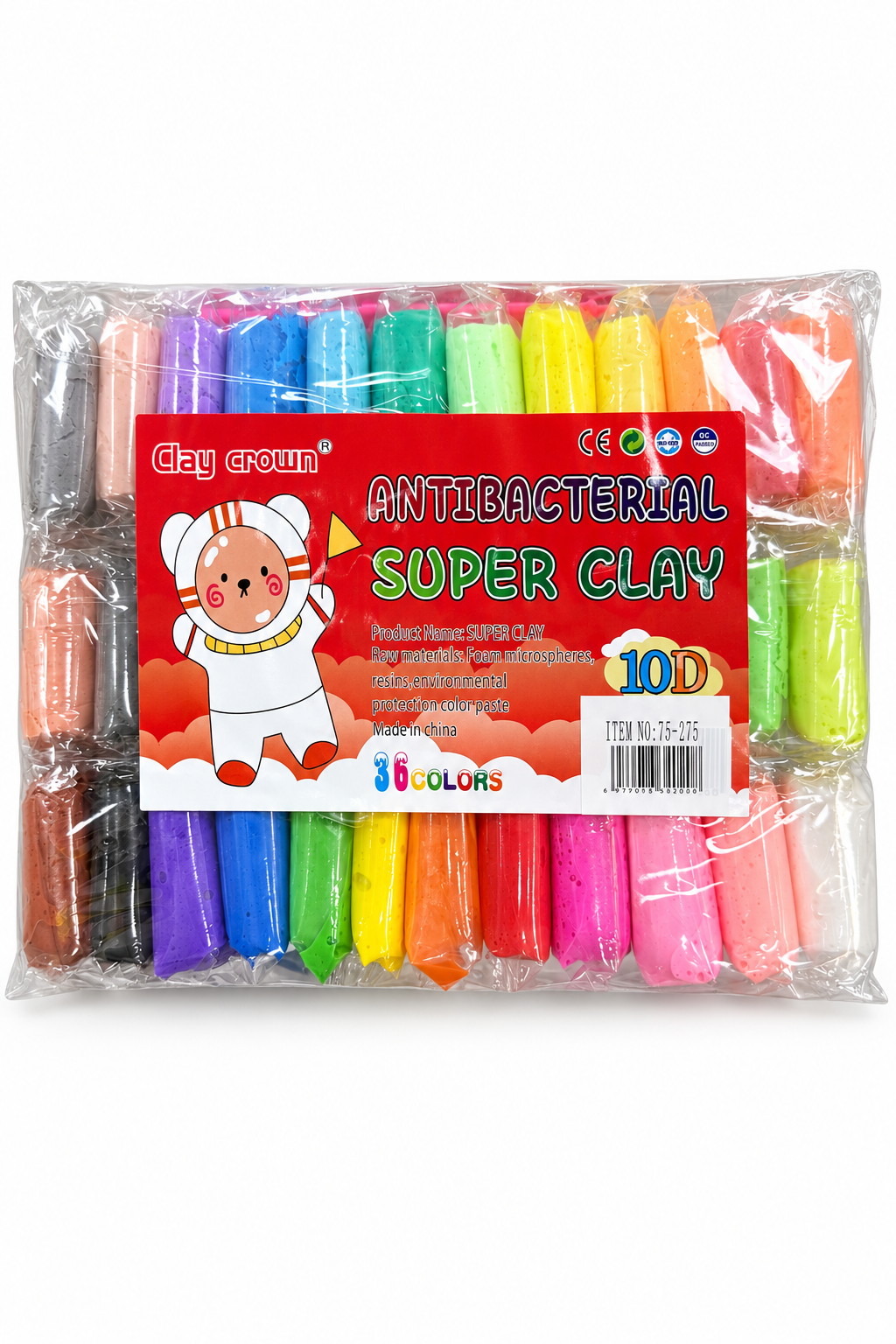 Set plasteline me 36 ngjyra në paketimin origjinal